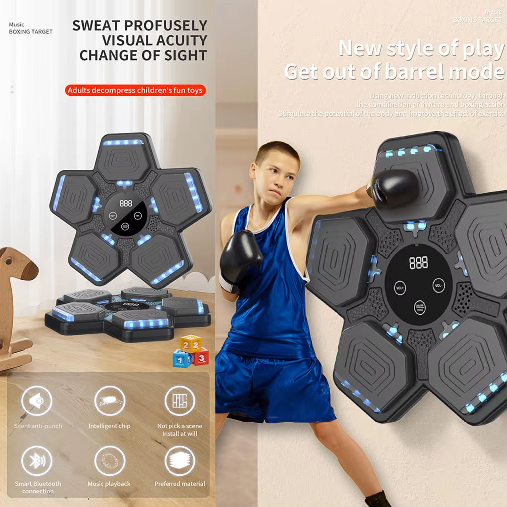 Smart Bluetooth-Compatible Boxing Pads for Home Workout and Training